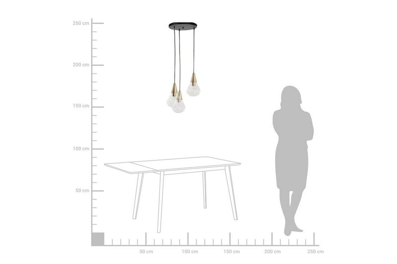 Kattovalaisin Vesle 30 cm - Läpinäkyvä - Valaistus - Sisävalaistus & lamput - Kattovalaisin