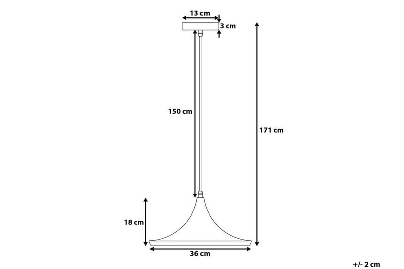 Kattovalaisin Yamuna 36 cm - Olohuoneen valaisin - Riisipaperivalaisin - Lightbox - Tiffanylamppu - Verkkovalaisin - Kattovalaisin makuuhuone - Kaarivalaisin - Kattovalaisin
 - Riippuvalaisimet - Kattovalaisin keittiö - PH lamppu - Ikkunavalaisin riippuva