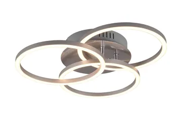 Led Kattovalaisin Circle Harjattu Teräs - Trio - Valaistus - Sisävalaistus & lamput - Kattovalaisin
