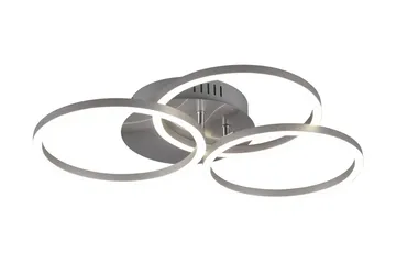 Led Kattovalaisin Circle Harjattu Teräs - Trio - Valaistus - Sisävalaistus & lamput - Kattovalaisin