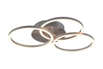 Led Kattovalaisin Circle Harjattu Teräs - Trio - Valaistus - Sisävalaistus & lamput - Kattovalaisin