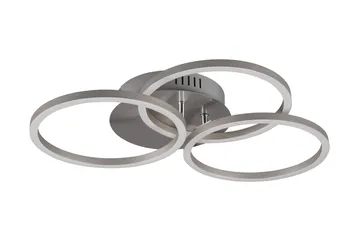 Led Kattovalaisin Circle Harjattu Teräs - Trio - Valaistus - Sisävalaistus & lamput - Kattovalaisin