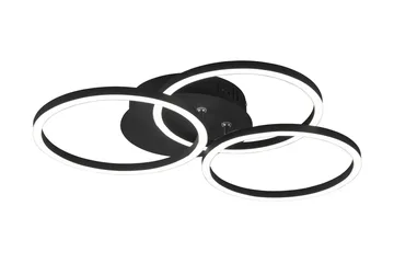 Led Kattovalaisin Circle Mattamusta - Trio - Valaistus - Sisävalaistus & lamput - Kattovalaisin