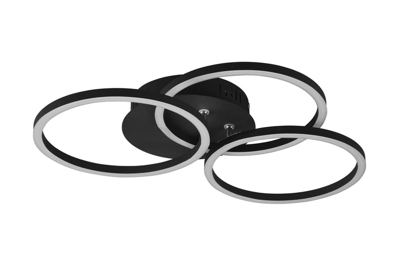Led Kattovalaisin Circle Mattamusta - Trio - Valaistus - Sisävalaistus & lamput - Kattovalaisin