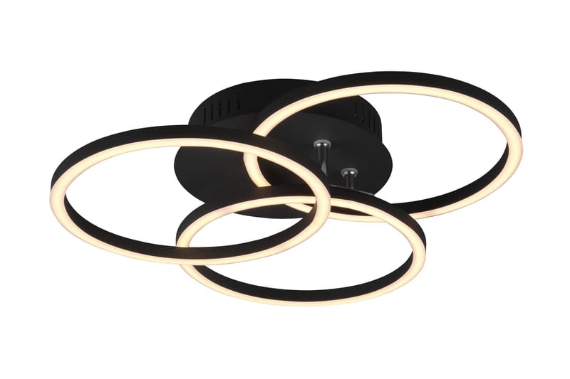 Led Kattovalaisin Circle Mattamusta - Trio - Valaistus - Sisävalaistus & lamput - Kattovalaisin