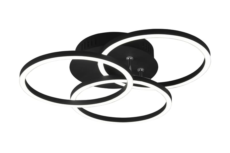 Led Kattovalaisin Circle Mattamusta - Trio - Valaistus - Sisävalaistus & lamput - Kattovalaisin