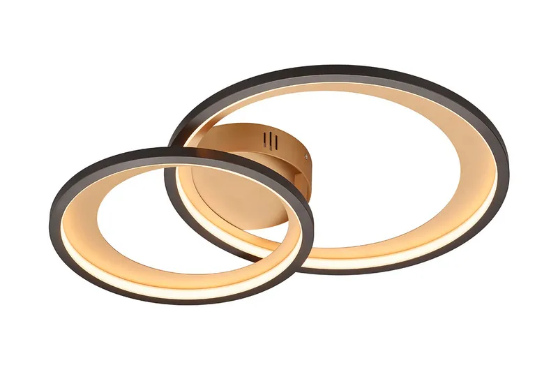 LED-Kattovalaisin Granada 59 cm Mattamusta, TRIO