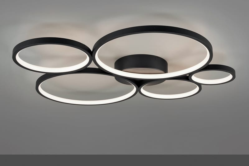 LED-Kattovalaisin Rondo Mattamusta - TRIO - Valaistus - Sisävalaistus & lamput - Kattovalaisin