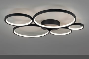 LED-Kattovalaisin Rondo Mattamusta - TRIO - Valaistus - Sisävalaistus & lamput - Kattovalaisin