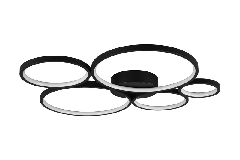 LED-Kattovalaisin Rondo Mattamusta - TRIO - Valaistus - Sisävalaistus & lamput - Kattovalaisin