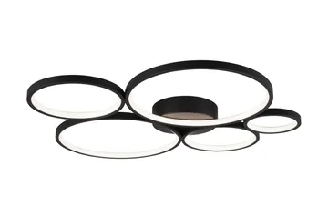 LED-Kattovalaisin Rondo Mattamusta - TRIO - Valaistus - Sisävalaistus & lamput - Kattovalaisin