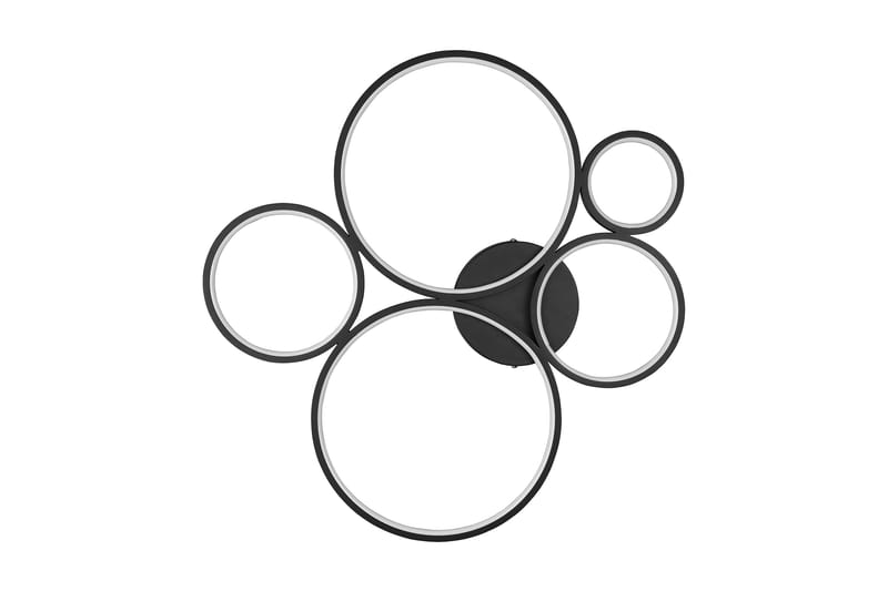 LED-Kattovalaisin Rondo Mattamusta - TRIO - Valaistus - Sisävalaistus & lamput - Kattovalaisin