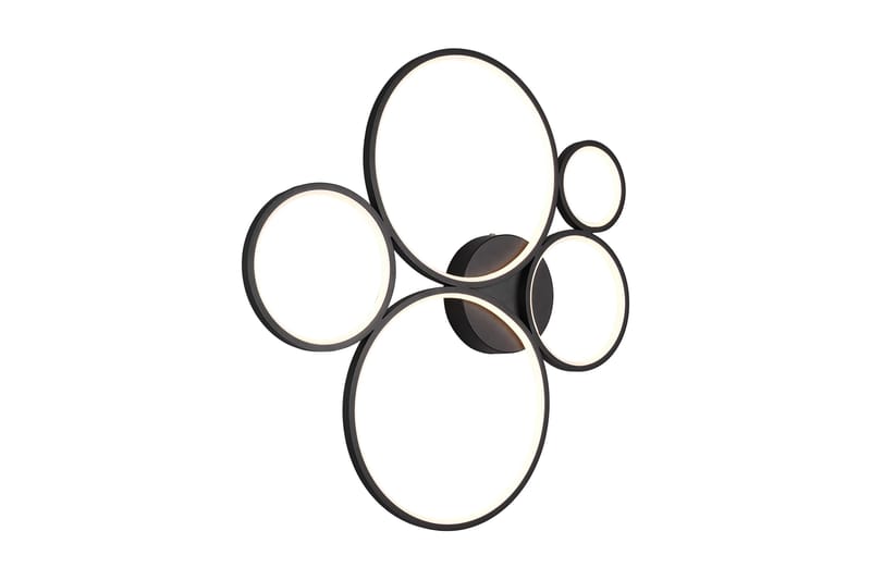 LED-Kattovalaisin Rondo Mattamusta - TRIO - Valaistus - Sisävalaistus & lamput - Kattovalaisin