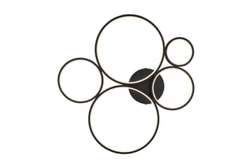 LED-Kattovalaisin Rondo Mattamusta - TRIO - Valaistus - Sisävalaistus & lamput - Kattovalaisin