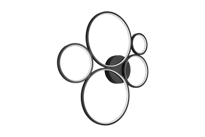 LED-Kattovalaisin Rondo Mattamusta - TRIO - Valaistus - Sisävalaistus & lamput - Kattovalaisin