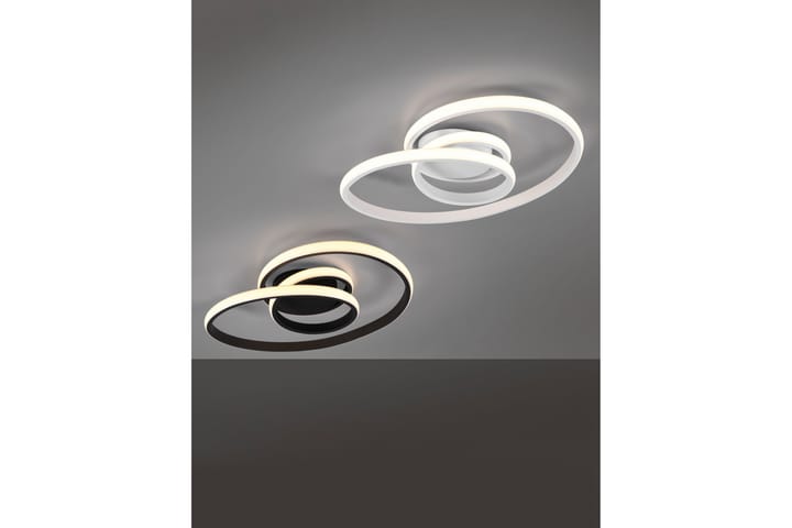 LED-Kattovalaisin Sansa Mattamusta - TRIO - Olohuoneen valaisin - Riisipaperivalaisin - Lightbox - Tiffanylamppu - Verkkovalaisin - Kattovalaisin makuuhuone - Kaarivalaisin - Kattovalaisin
 - Riippuvalaisimet - Kattovalaisin keittiö - PH lamppu - Ikkunavalaisin riippuva