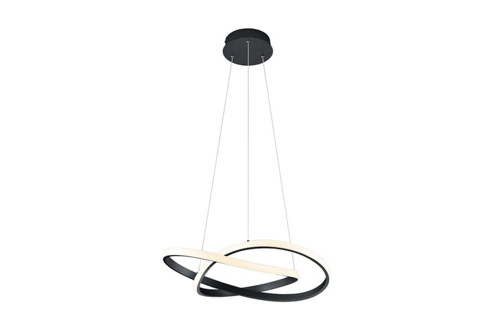 LED-Riippuvalaisin Course Mattamusta - TRIO - Olohuoneen valaisin - Riisipaperivalaisin - Lightbox - Tiffanylamppu - Verkkovalaisin - Kattovalaisin makuuhuone - Kaarivalaisin - Kattovalaisin
 - Riippuvalaisimet - Kattovalaisin keittiö - PH lamppu - Ikkunavalaisin riippuva