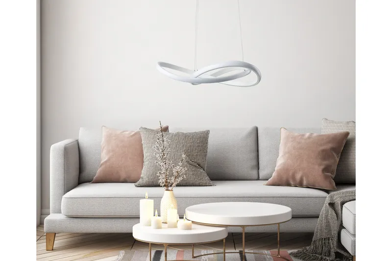 LED-Riippuvalaisin Course Mattavalkoinen - TRIO - Valaistus - Sisävalaistus & lamput - Kattovalaisin