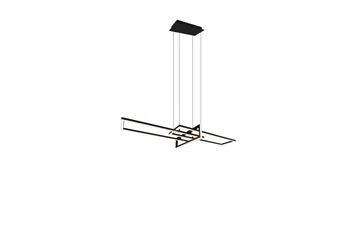 LED-Riippuvalaisin Salinas Mattamusta - TRIO - Valaistus - Sisävalaistus & lamput - Kattovalaisin