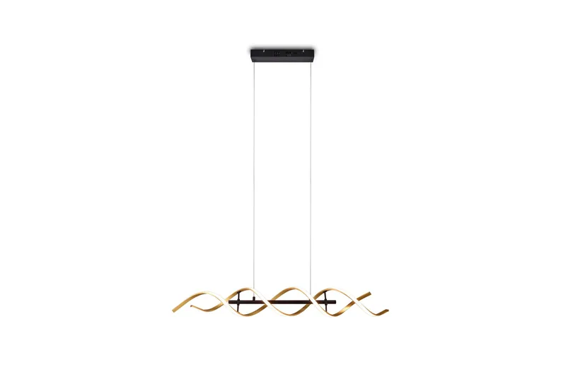 LED-Riippuvalaisin Sequence Mattamessinki/Mattamusta - Trio Lighting - Valaistus - Sisävalaistus & lamput - Kattovalaisin