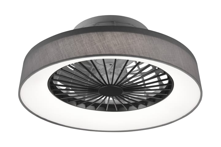 LED-Tuuletinplafondi Faresund Harmaa - TRIO - Tiffanylamppu - Olohuoneen valaisin - Plafondit - Kattovalaisin