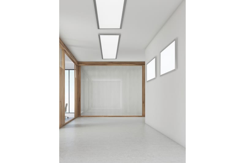 LED-Plafondi Phoenix 62x62 cm Harjattu Teräs - TRIO - Valaistus - Sisävalaistus & lamput - Kattovalaisin