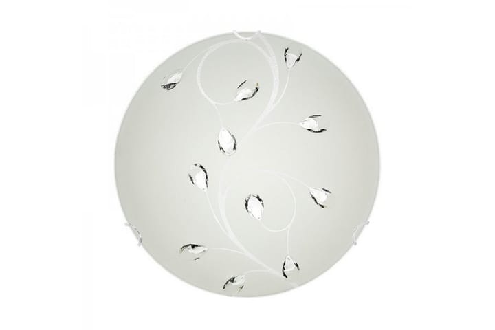 Plafondi Prismo 35 cm Pyöreä LED Valkoinen - Cottex - Kattovalaisin
 - Plafondit - Olohuoneen valaisin - Tiffanylamppu