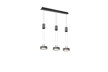 Riippuvalaisin Franklin 3-Os. LED Antrasiitti - TRIO - Valaistus - Sisävalaistus & lamput - Kattovalaisin