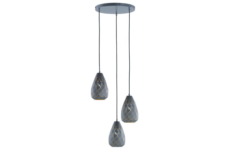 Riippuvalaisin Onyx Ø35 cm Antrasiitti/Kulta - TRIO - Valaistus - Sisävalaistus & lamput - Kattovalaisin