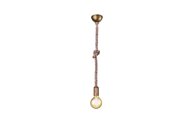 Riippuvalaisin Rope Ø12 cm Antiikkimessinki - TRIO - Valaistus - Sisävalaistus & lamput - Kattovalaisin