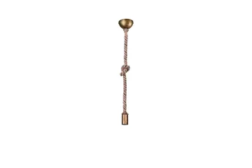Riippuvalaisin Rope Ø12 cm Antiikkimessinki - TRIO - Valaistus - Sisävalaistus & lamput - Kattovalaisin