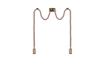 Riippuvalaisin Rope Ø12 cm Kaksiosainen - TRIO - Valaistus - Sisävalaistus & lamput - Kattovalaisin