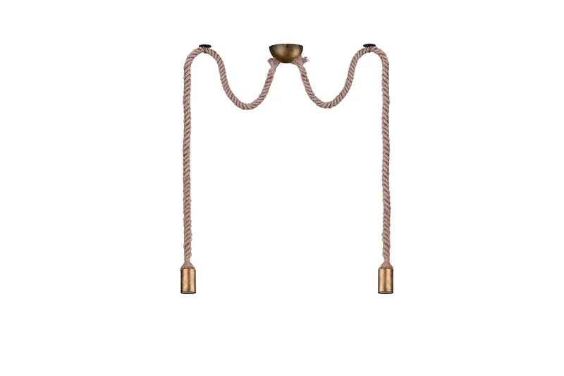 Riippuvalaisin Rope Ø12 cm Kaksiosainen - TRIO - Valaistus - Sisävalaistus & lamput - Kattovalaisin