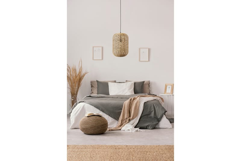 Riippuvalaisin Runa E27 25 cm Mattamusta/Rottinki - TRIO - Valaistus - Sisävalaistus & lamput - Kattovalaisin