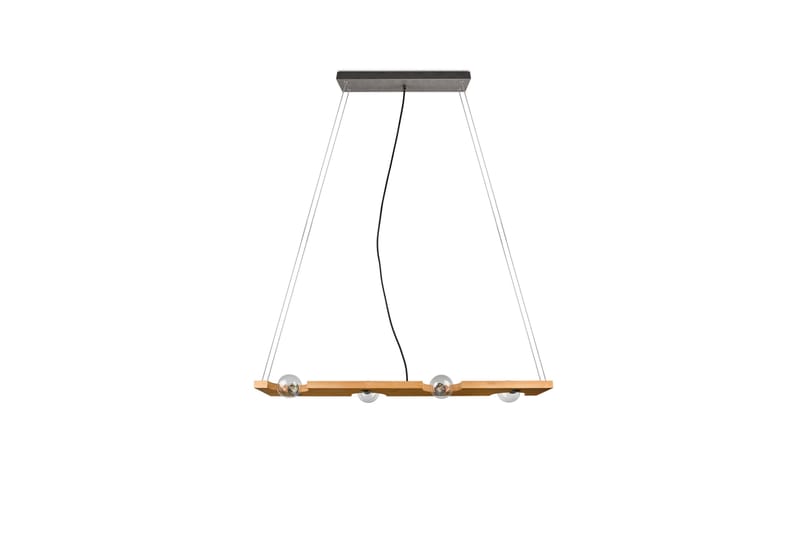 Riippuvalaisin Tailor 115 cm 4xE27 Puu - TRIO - Valaistus - Sisävalaistus & lamput - Kattovalaisin