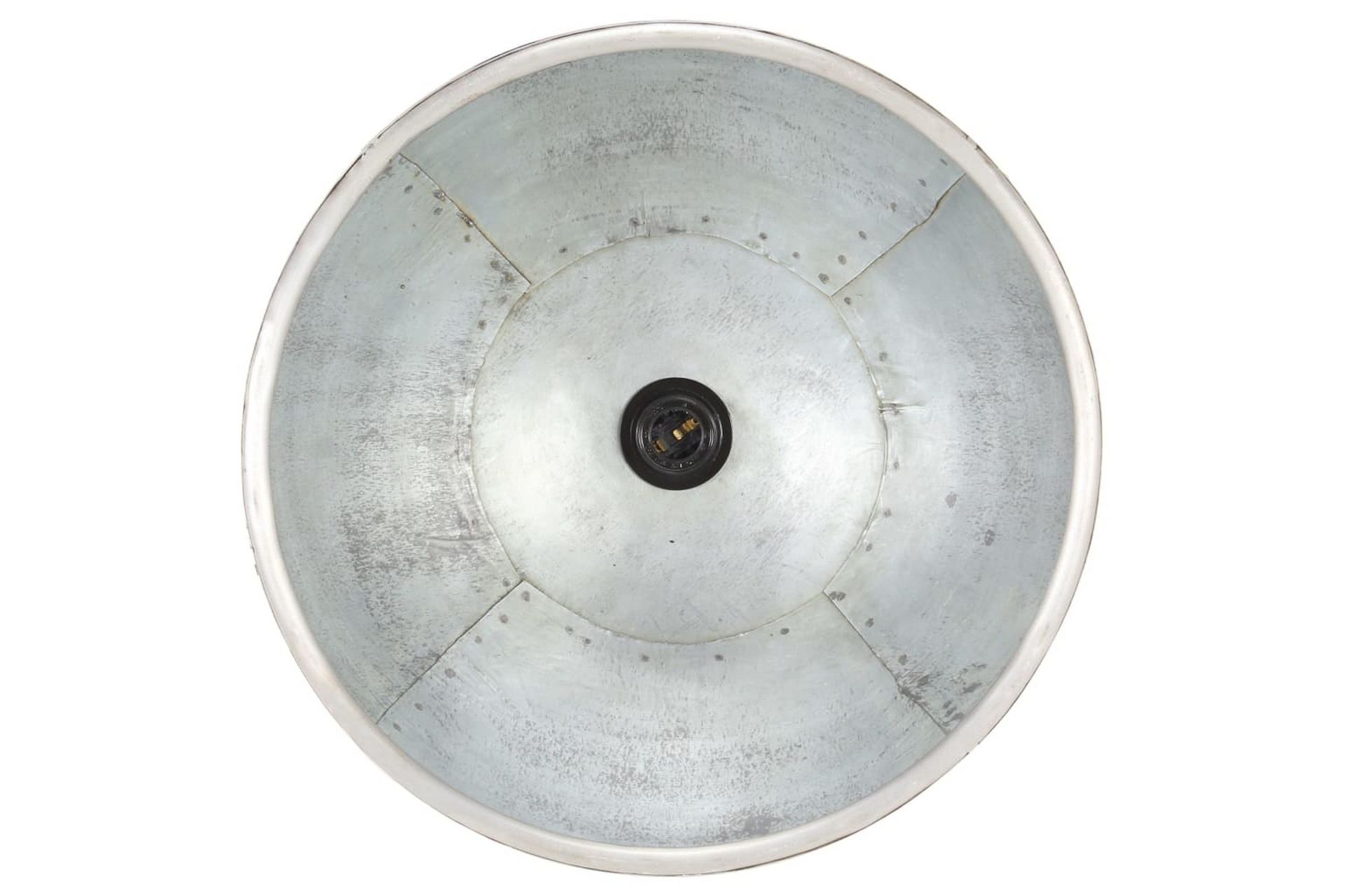 Teollistyylinen riippuvalaisin 25 W hopea pyöreä 30 cm E27 - Hopea - Valaistus - Sisävalaistus & lamput - Kattovalaisin