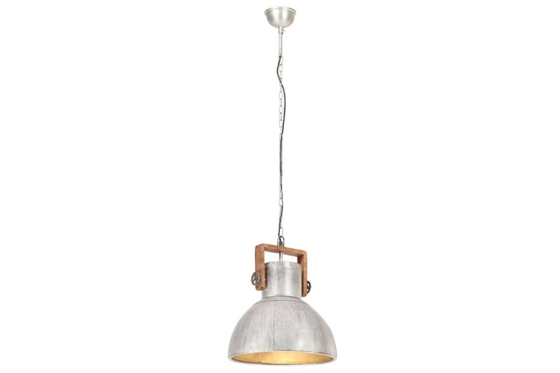 Teollistyylinen riippuvalaisin 25 W hopea pyöreä 40 cm E27 - Hopea - Valaistus - Sisävalaistus & lamput - Kattovalaisin
