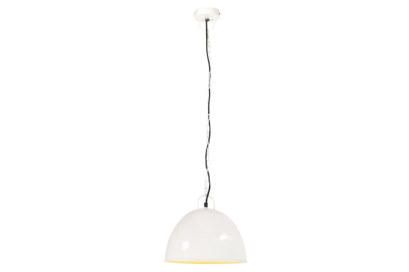 Teollistyylinen riippuvalaisin 25 W valkoinen 31 cm E27 - Valkoinen - Valaistus - Sisävalaistus & lamput - Kattovalaisin