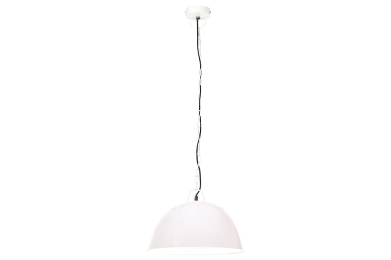 Teollistyylinen riippuvalaisin 25 W valkoinen 41 cm E27 - Valkoinen - Valaistus - Sisävalaistus & lamput - Kattovalaisin