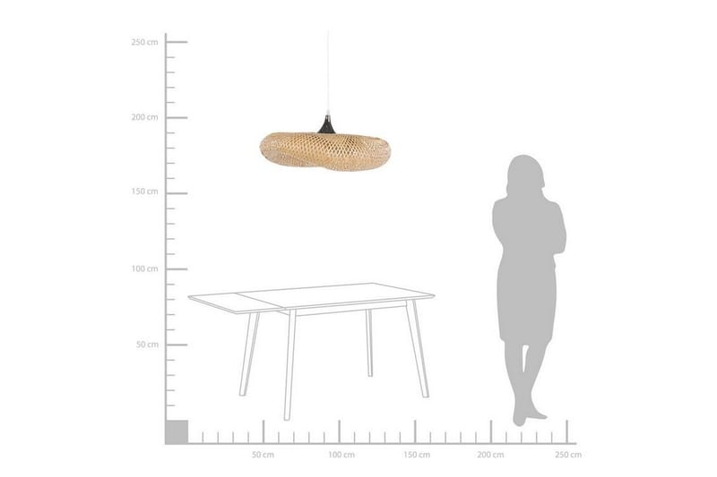 Kattovalaisin Dunboyne Pieni - Bambu/Vaaleanruskea - Valaistus - Sisävalaistus & lamput - Keittiövalaisin - Kattovalaisin keittiö