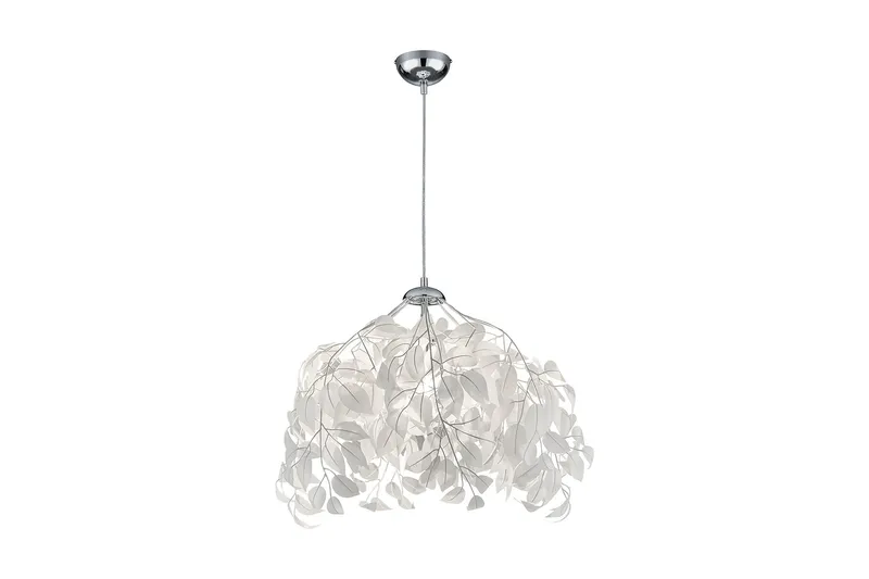 Riippuvalaisin Leavy Ø38 cm Valkoinen, TRIO