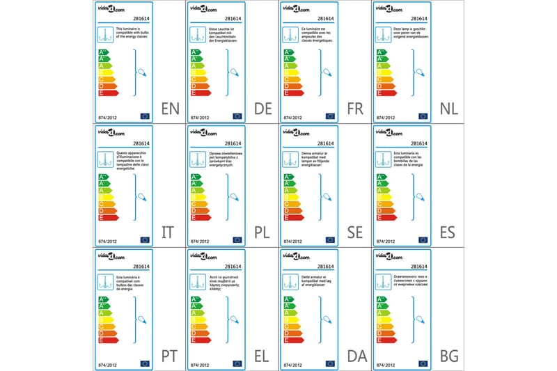 Kattokruunu antiikkityylinen valkoinen 5 x E14 polttimot - Valkoinen - Valaistus - Sisävalaistus & lamput - Kristallikruunut & kattokruunut