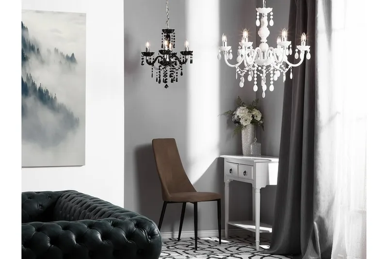 Kattokruunu Kalang 50 cm - Musta - Valaistus - Sisävalaistus & lamput - Kristallikruunut & kattokruunut