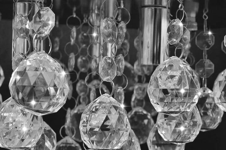 Kattovalaisin/-kruunu kristallit kromi - Läpinäkyvä - Olohuoneen valaisin - Riisipaperivalaisin - Lightbox - Kaarivalaisin - Tiffanylamppu - Kristallikruunut & kattokruunut - Kattovalaisin
 - Verkkovalaisin - PH lamppu