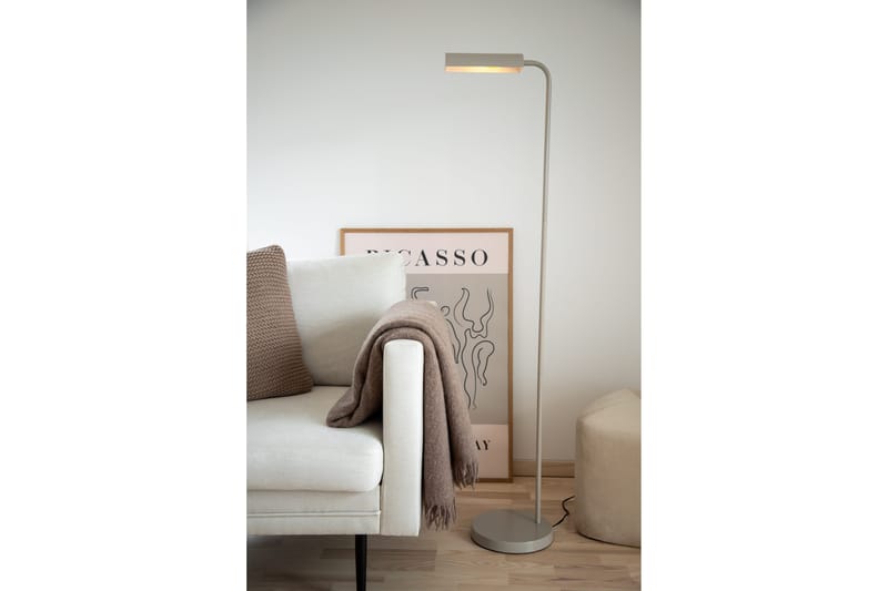 Lattiavalaisin Harmonica - Beige - Valaistus - Sisävalaistus & lamput - Lattiavalaisin - 5-vartinen lattiavalaisin