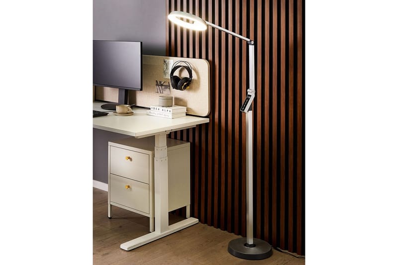 Anticar Lattiavalaisin 170 cm - Hopea - Valaistus - Sisävalaistus & lamput - Lattiavalaisin - 3-vartinen lattiavalaisin