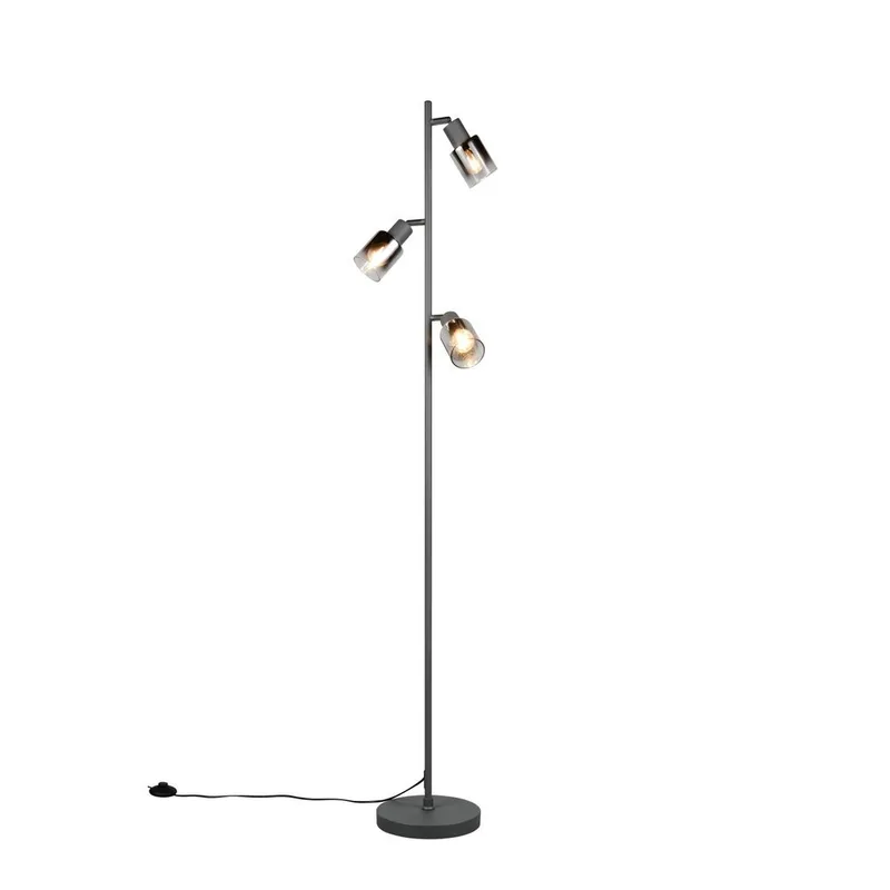 Golvlampa TRIO Cadiz Trio Lighting Black, Chrome, undefined