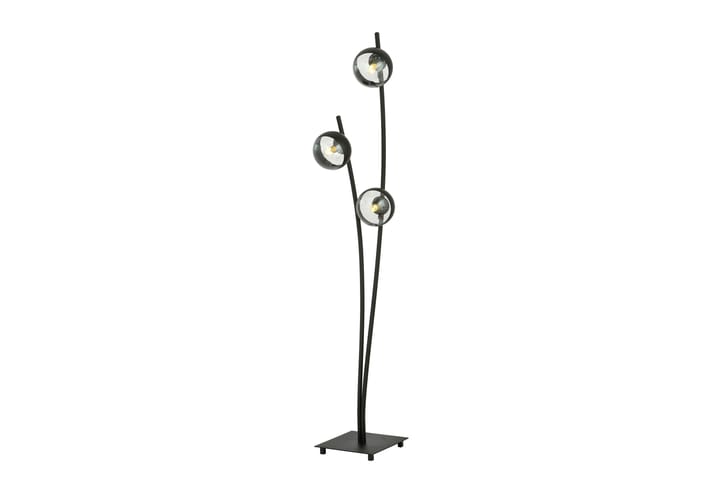 Hunter Lp3 Lattiavalaisin Musta - Scandinavian Choice - Olohuoneen valaisin - Lightbox - Kaarivalaisin - 3-vartinen lattiavalaisin - Verkkovalaisin - 2-vartinen lattiavalaisin - Lattiavalaisin - PH lamppu - Riisipaperivalaisin - 5-vartinen lattiavalaisin - Uplight lattiavalaisin - Tiffanylamppu