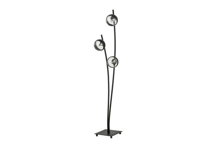 Hunter Lp3 Lattiavalaisin Musta - Scandinavian Choice - Olohuoneen valaisin - Lightbox - Kaarivalaisin - 3-vartinen lattiavalaisin - Verkkovalaisin - 2-vartinen lattiavalaisin - Lattiavalaisin - PH lamppu - Riisipaperivalaisin - 5-vartinen lattiavalaisin - Uplight lattiavalaisin - Tiffanylamppu