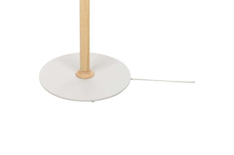 Imbros Lattiavalaisin 153 cm - Vaalea puu/Valkoinen - Valaistus - Sisävalaistus & lamput - Lattiavalaisin - 3-vartinen lattiavalaisin